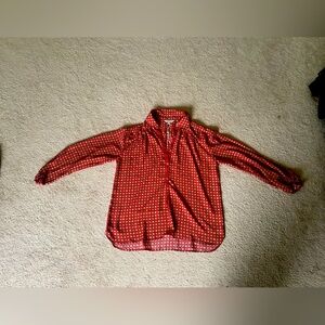 Medallion style blouse, chic and groovy!!